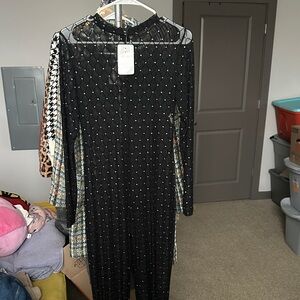 Black Diamond Pattern Jumpsuit